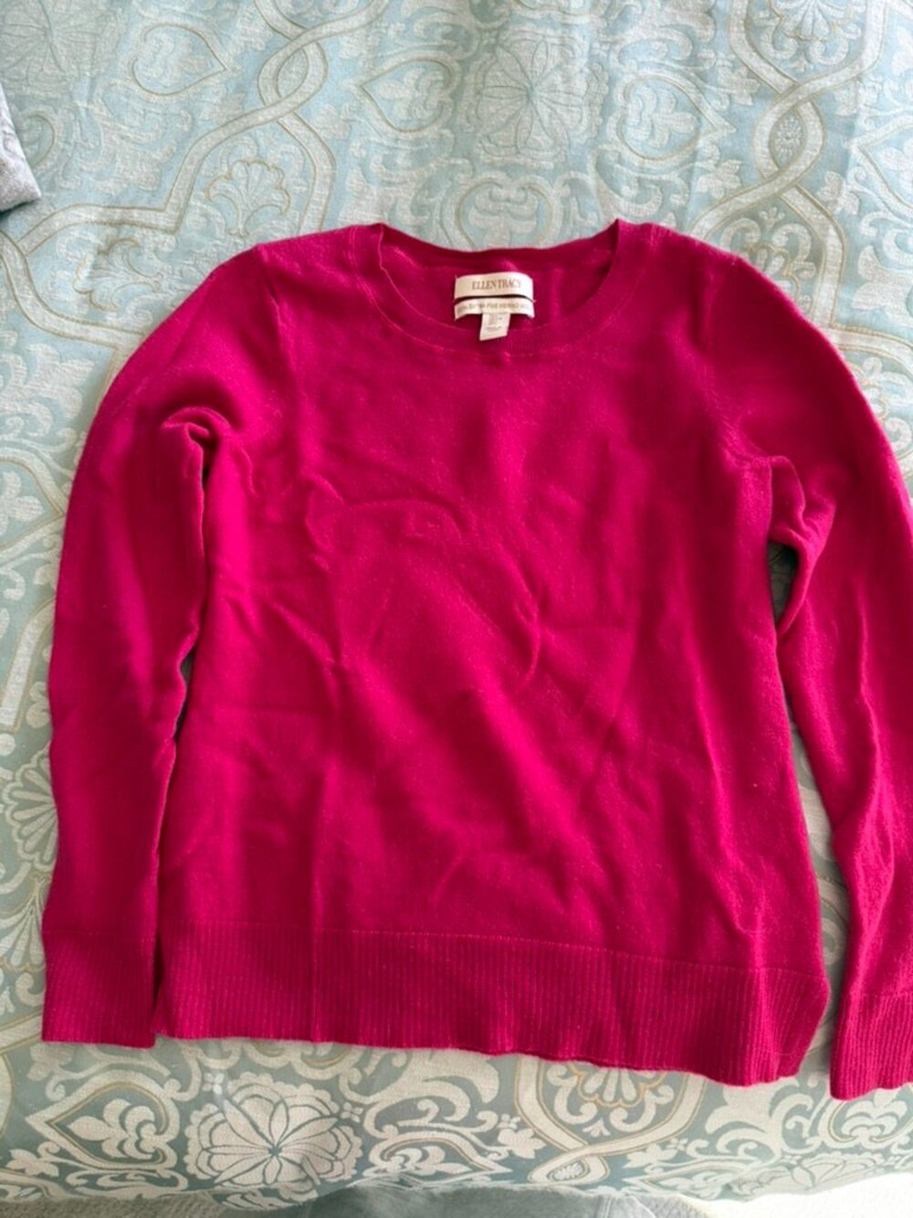 Fuschia Merino Wool Sweater